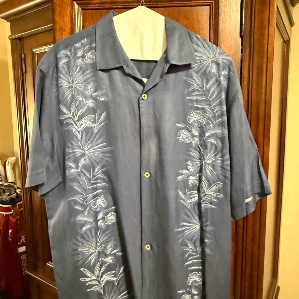 Tommy Bahama Blue Floral Men's Shirt